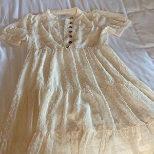 Charming Cream Dress